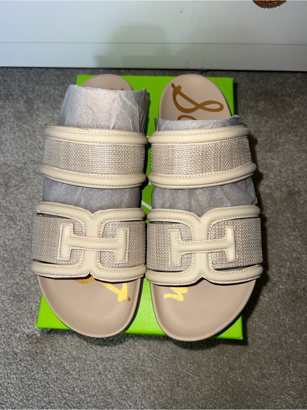 NWT Sam Edelman Rowan Platform Slide Sandal